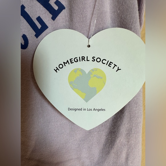 Lavender purple California Motorcycle 100% cotton cropped tank - Picture 4 of 5